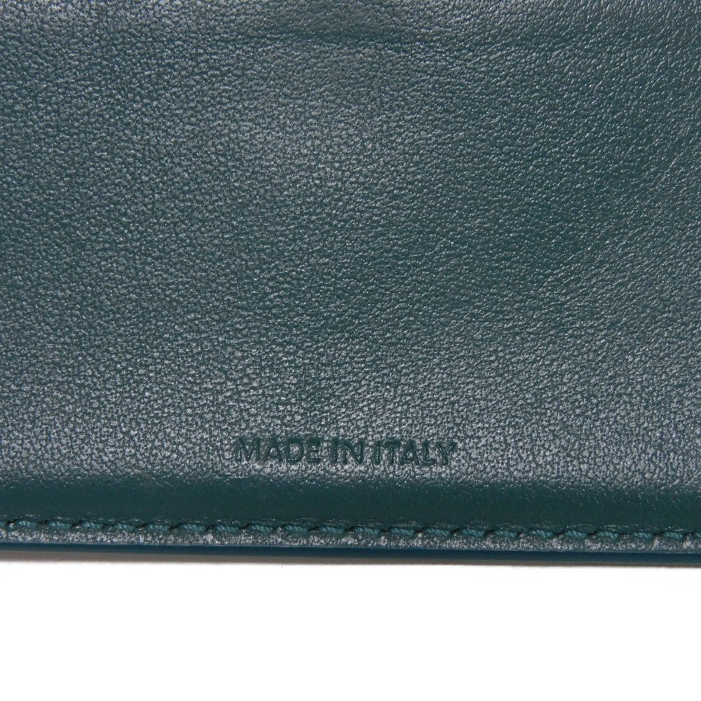 CELINE Tri-fold wallet 10B573CQP.30GS Shiny calfskin Green smoke New logo Small trifold wallet Women(Unisex) Used