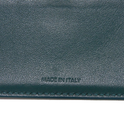 CELINE Tri-fold wallet 10B573CQP.30GS Shiny calfskin Green smoke New logo Small trifold wallet Women(Unisex) Used