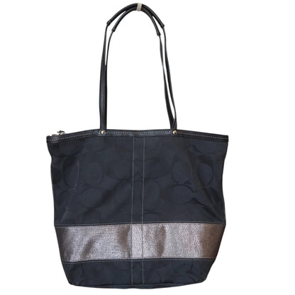 Handbag Designer By Coach In Black, Size:Medium