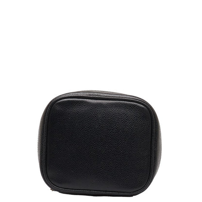 Chanel Coco Vanity Bag  Pouch A01998 Black Caviar S  Chanel