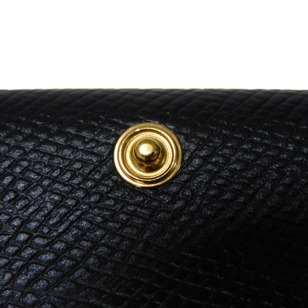 CELINE Card Case 10H563BEL.38NO Grained calfskin (embossed) black New logo Business card holder unisex(Unisex) Used