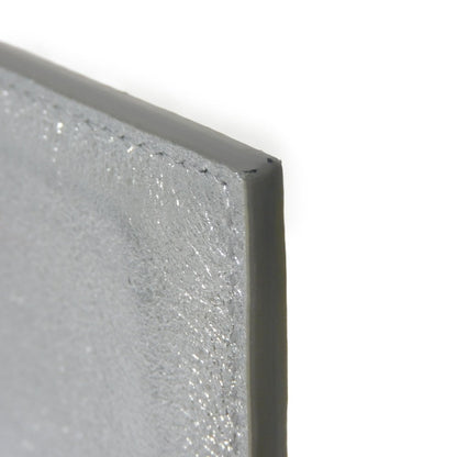 CELINE Card Case 10B703EK8.36AG Laminated calfskin Silver laminate logo card holder Women(Unisex) Used