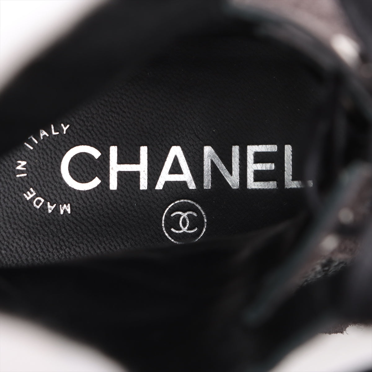 Chanel Coco Fabric Shoes 36  Gr G29091 TWIDE