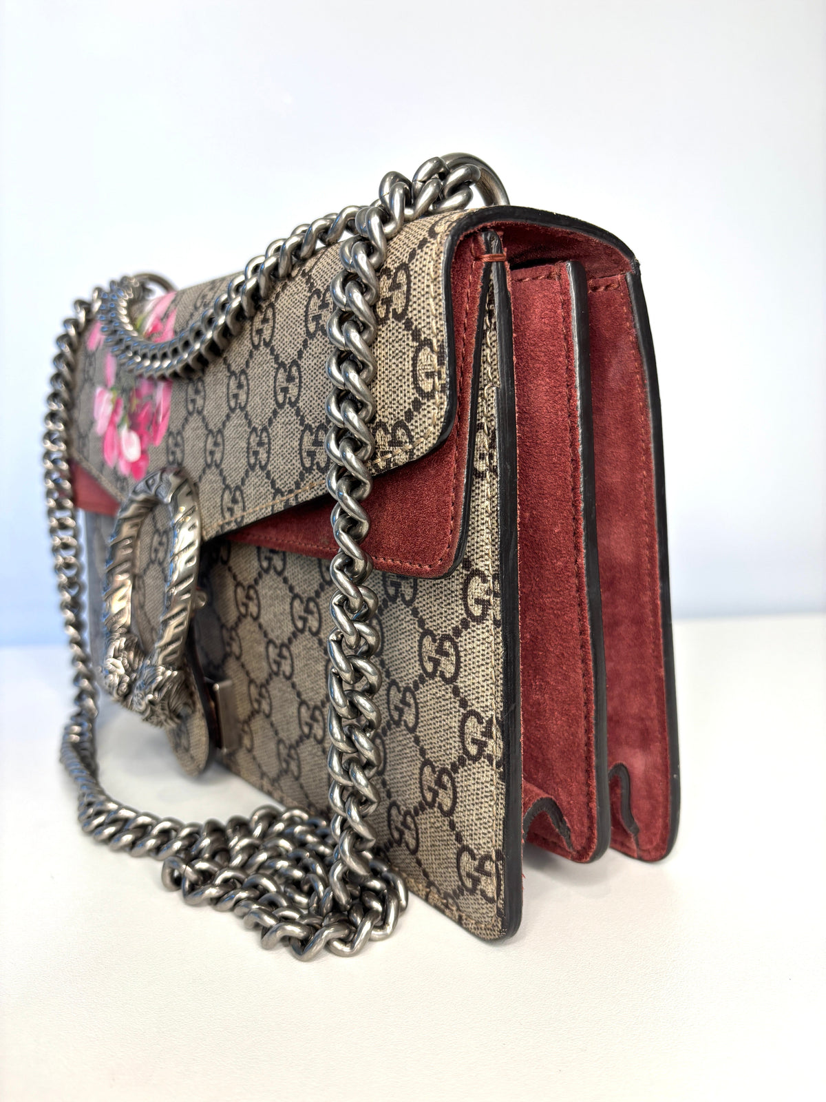 Gucci Dionysus GG Blooms Supreme Shoulder Bag Preloved