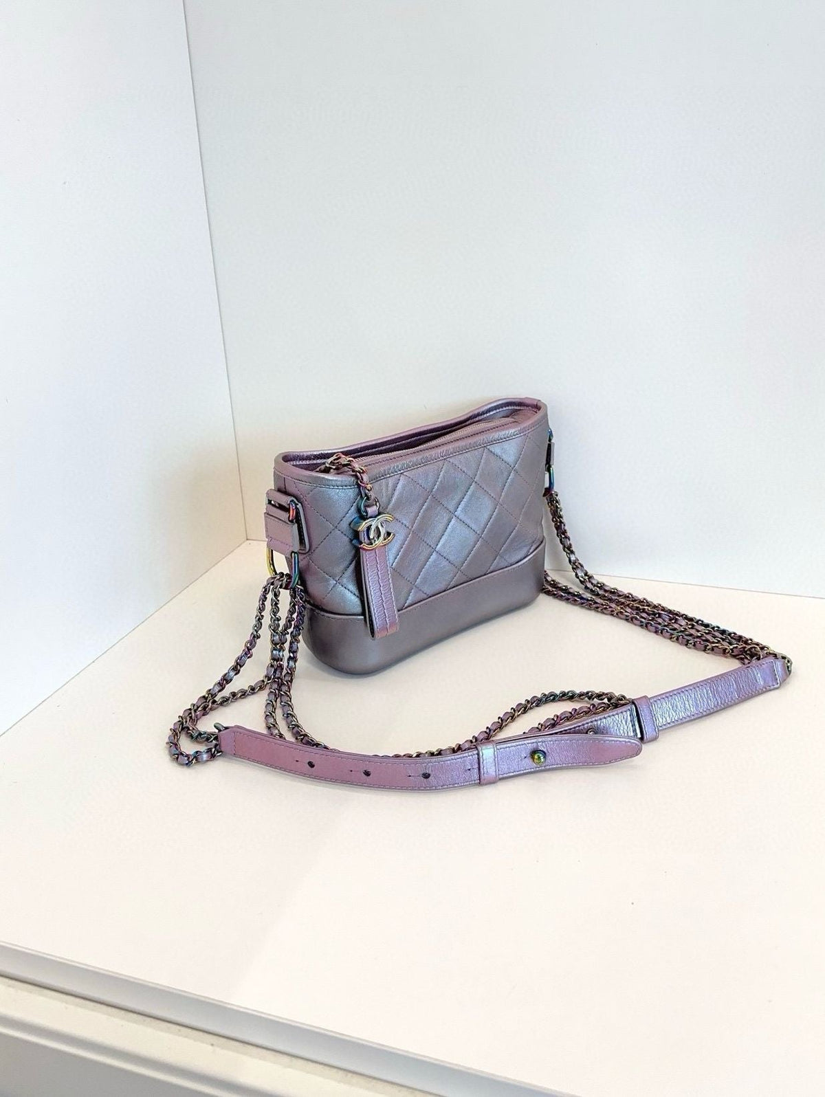 Chanel Gabrielle small bag *cm shining purple