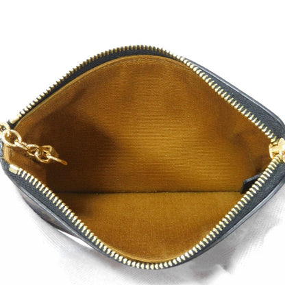 CELINE Coin case 10C662CA2.38NO Triomphe canvas (coating processing) black Triomphe logo coin & card case Women(Unisex) Used