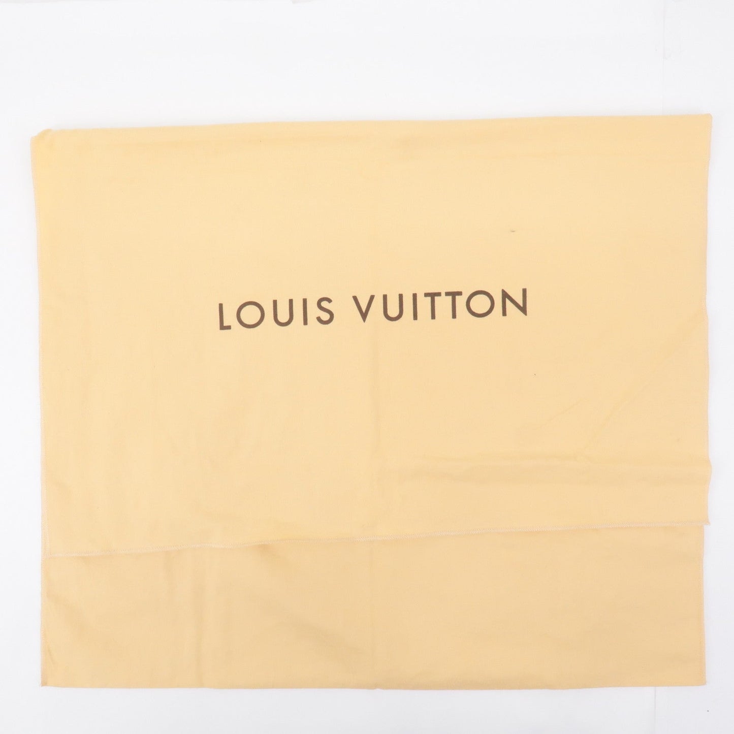 Louis Vuitton Set of 10 Dust Bag Flap Type Beige Brown