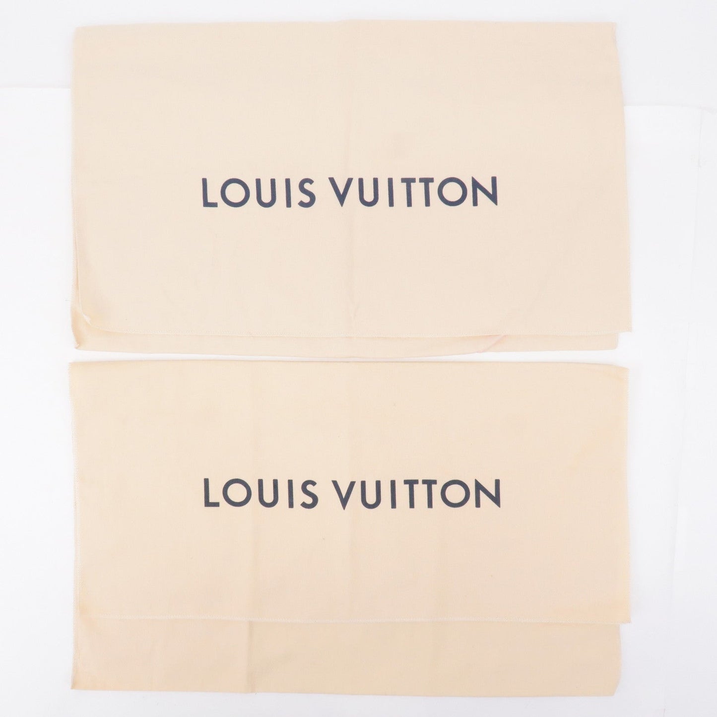 Louis Vuitton Set of 10 Dust Bag New Style Beige Brown