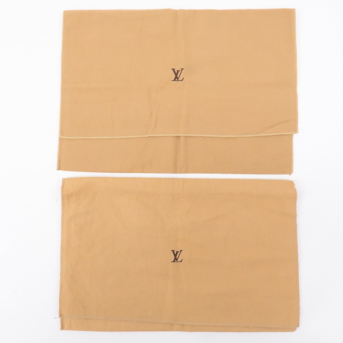 Louis Vuitton Set of 13 Dust Bag Old Style Beige Brown