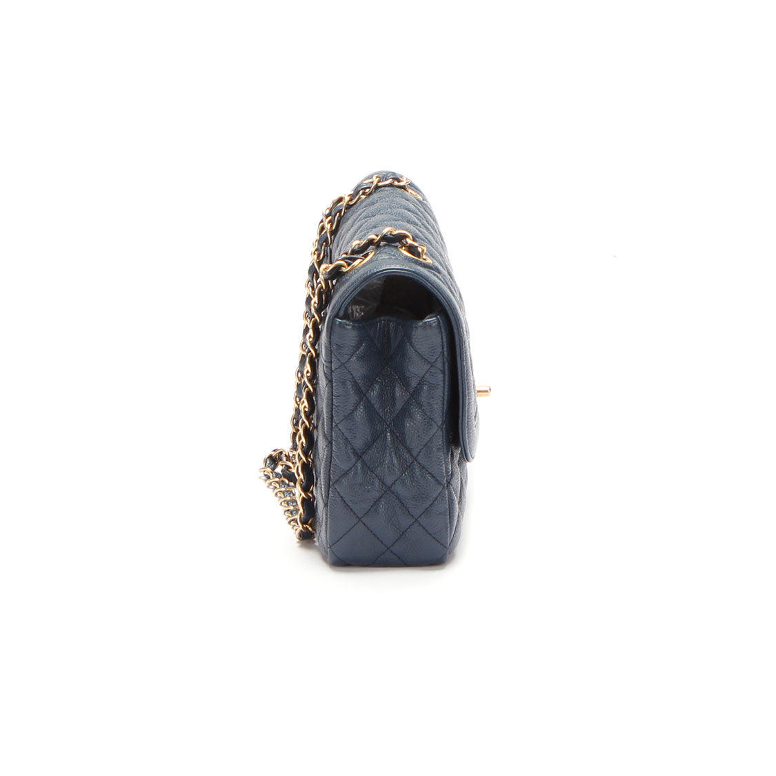 Chanel CC Quilted Caviar Flap Bag Leather Shoulder Bag in Good condition
