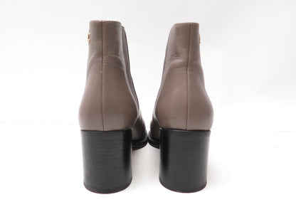 Chanel Leather Ankle Boots, 37