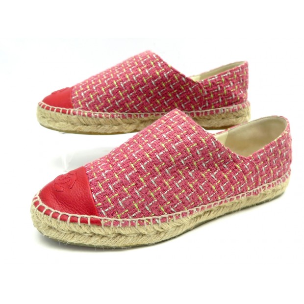 Chanel Pink Espadrilles, 38