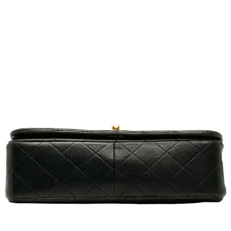 Chanel Matrace 23 Cocomark Full Flap Chain  houlder Bag Black Leather  Chanel