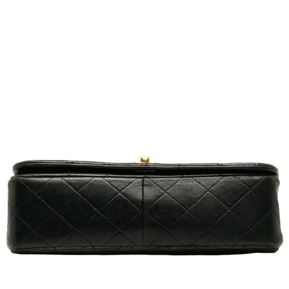 Chanel Matrace 23 Cocomark Full Flap Chain  houlder Bag Black Leather  Chanel