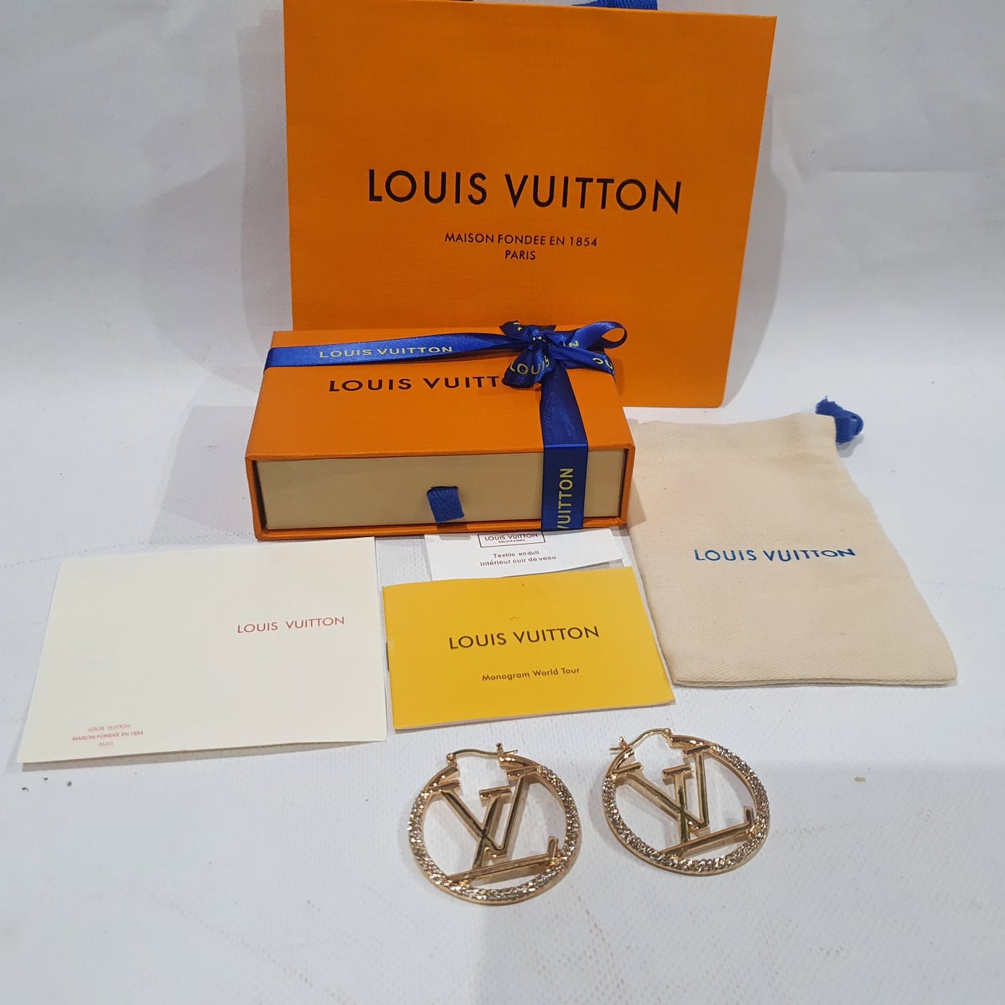 Louis  Vuitton Necklace, Earrings and Brooch Set