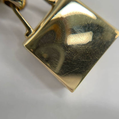 Hermès Top Kelly Pendant Light Rose Gold Necklace Charm Scarf Ring