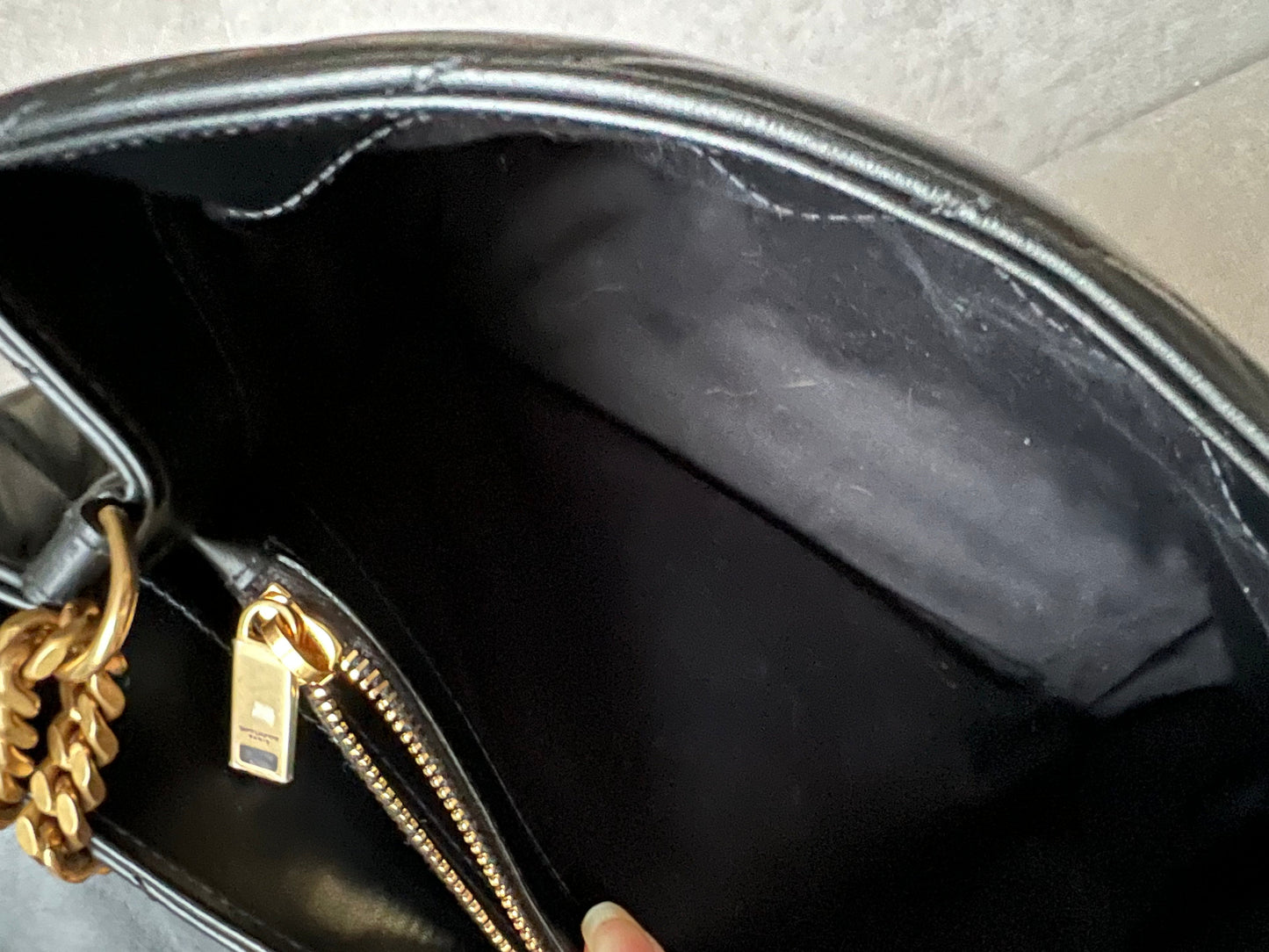 Yves Saint Laurent (YSL) Medium Black Lou