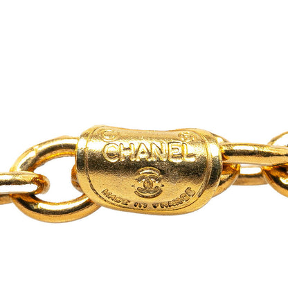 Chanel Classic Flap Bag 3-Strand Necklace Metal Necklace in Good condition