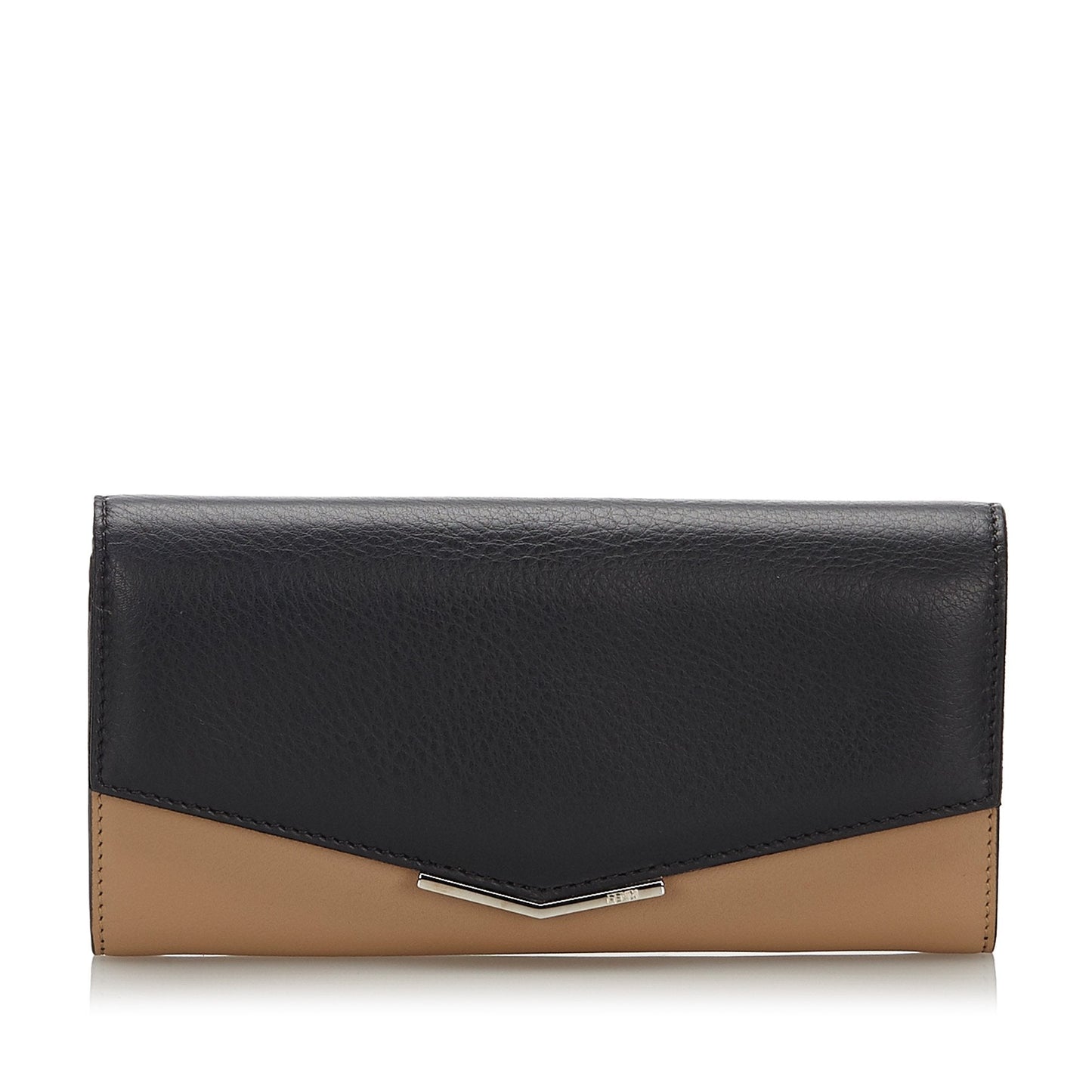 Fendi Black Others Leather Long Wallet Italy