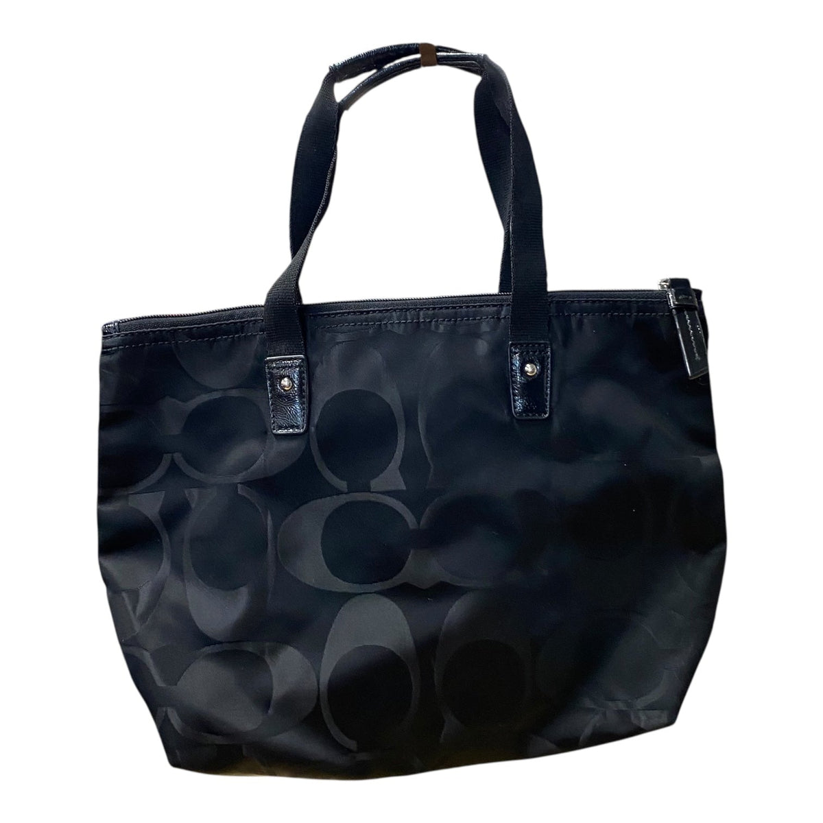 Handbag Designer By Coach In Black, Size:Medium