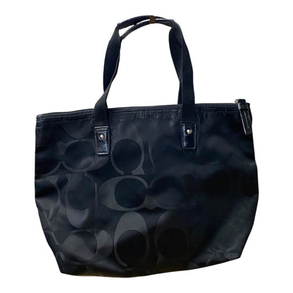 Handbag Designer By Coach In Black, Size:Medium
