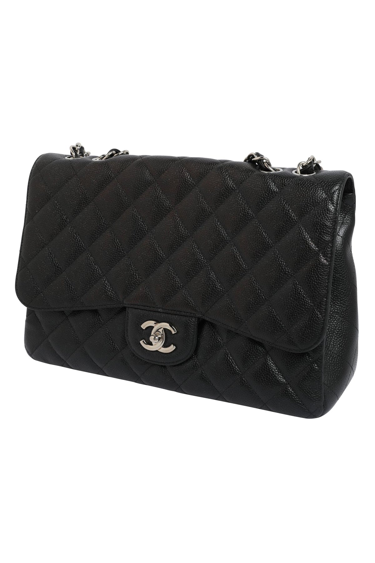 Chanel Caviar Quilted Single New Bag Large