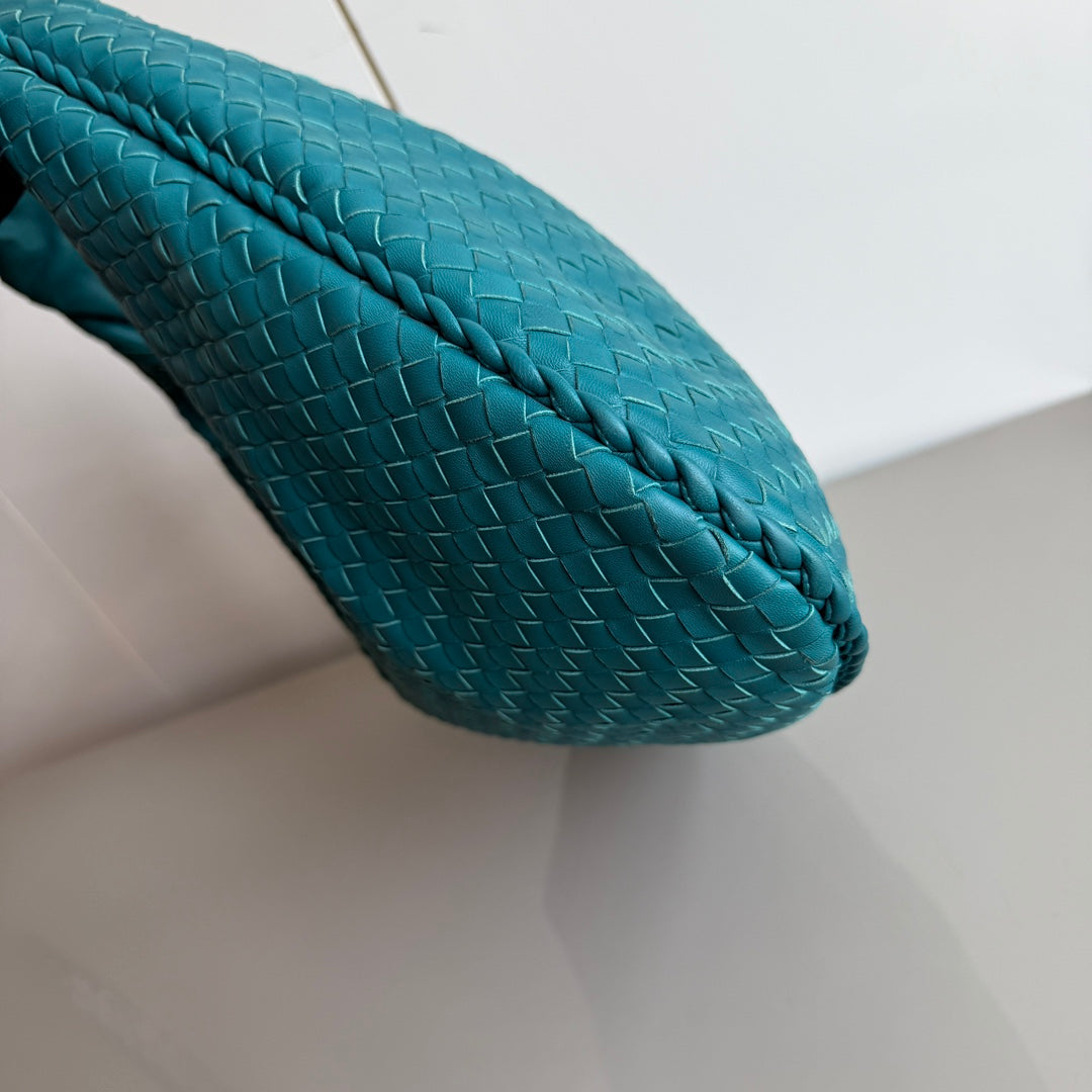 Bottega Veneta Hobo Bag Lambskin leather Green 47cm