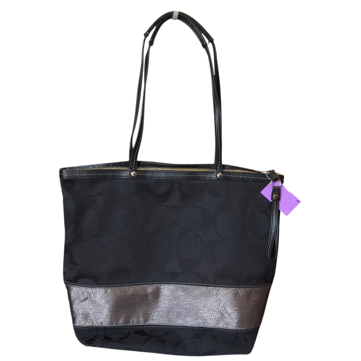 Handbag Designer By Coach In Black, Size:Medium