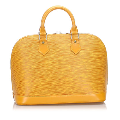 Louis-Vuitton Epi Alma PM Citron Yellow