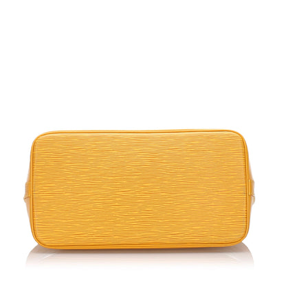 Louis-Vuitton Epi Alma PM Citron Yellow