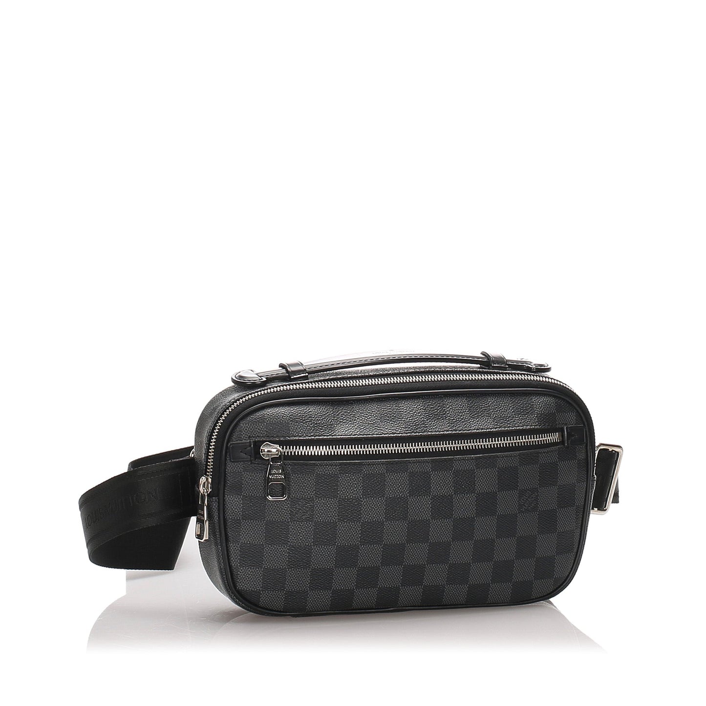 Louis-Vuitton Damier Graphite Ambler Belt Bag