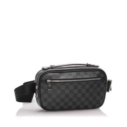 Louis-Vuitton Damier Graphite Ambler Belt Bag