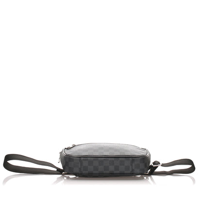 Louis-Vuitton Damier Graphite Ambler Belt Bag
