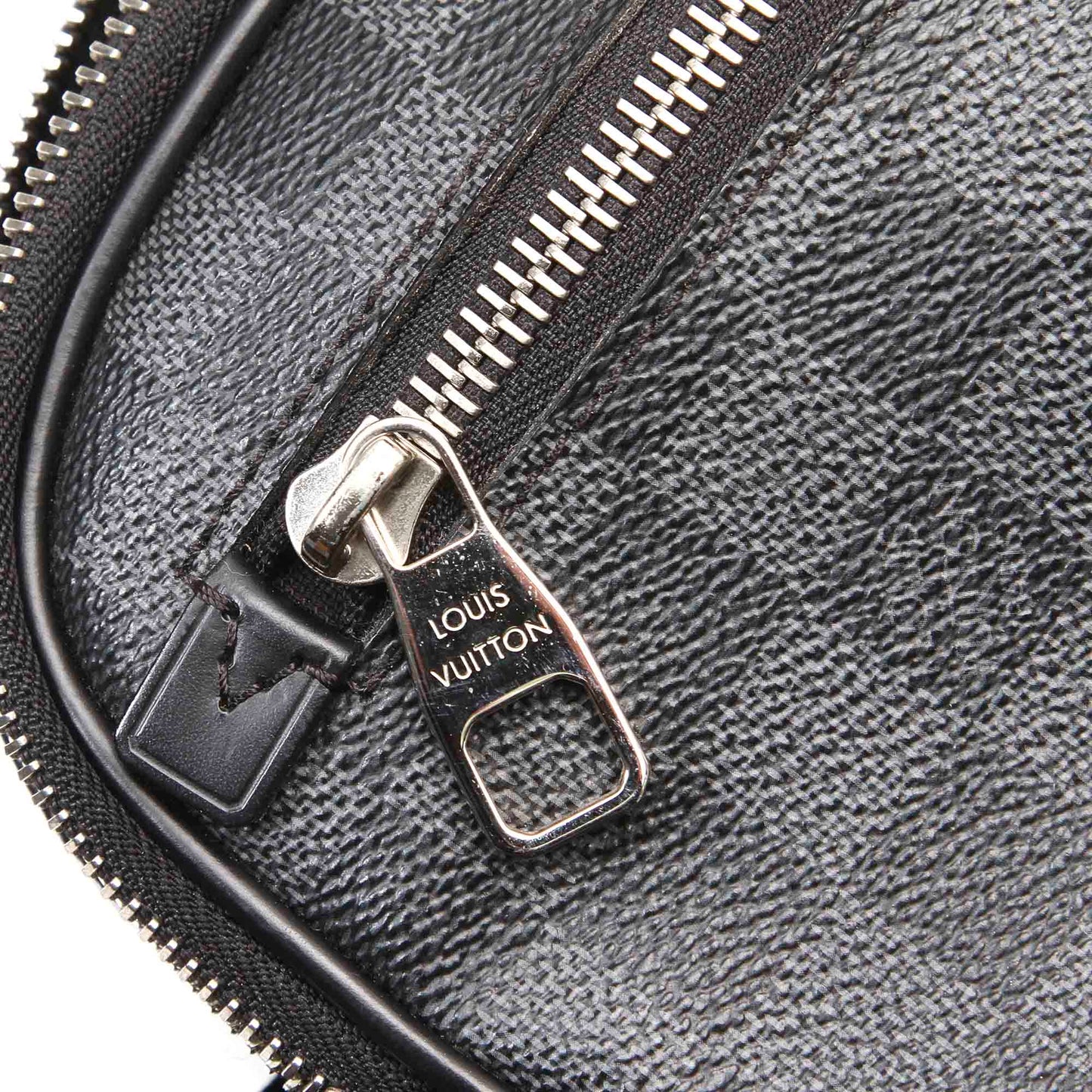 Louis-Vuitton Damier Graphite Ambler Belt Bag