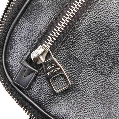 Louis-Vuitton Damier Graphite Ambler Belt Bag