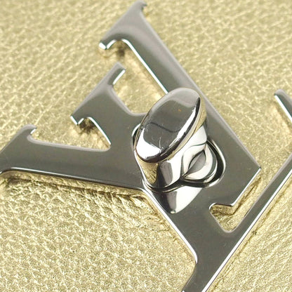Louis-Vuitton Mini Metallic LockMe Backpack in Metallic Leather Body