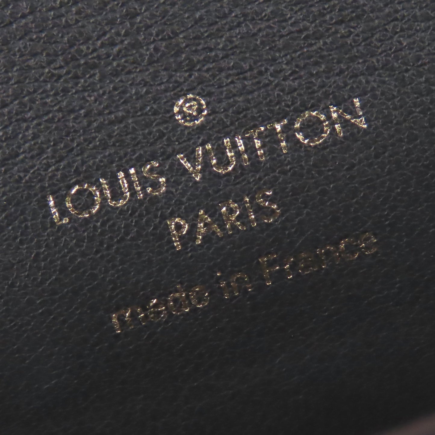 Louis-Vuitton Monogram Reverse Pochette Column Brown and Black SHW