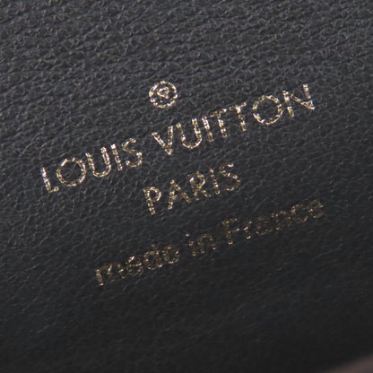 Louis-Vuitton Monogram Reverse Pochette Column Brown and Black SHW