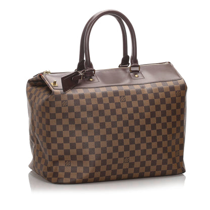Louis-Vuitton Damier Ebene Greenwich PM Brown