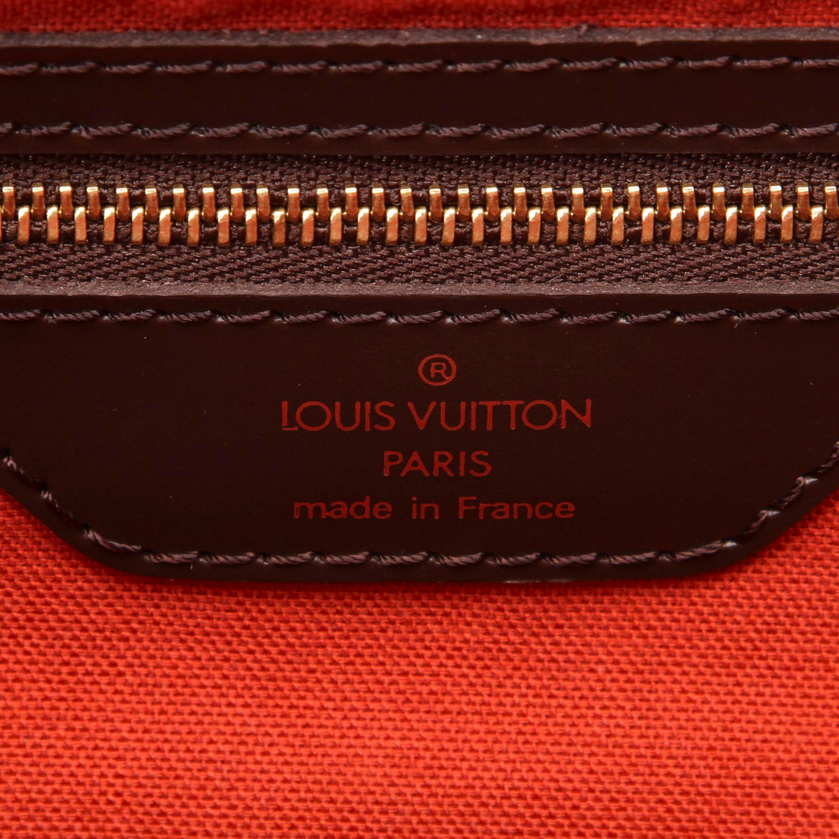 Louis-Vuitton Damier Ebene Greenwich PM Brown