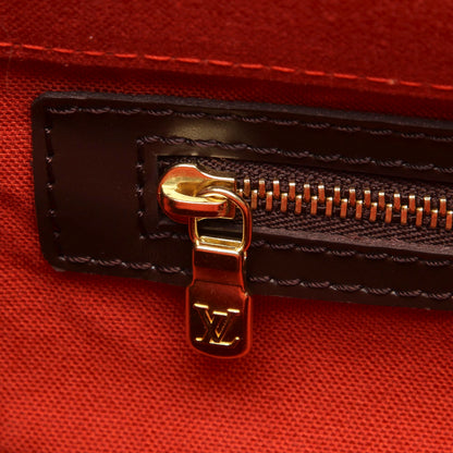 Louis-Vuitton Damier Ebene Greenwich PM Brown