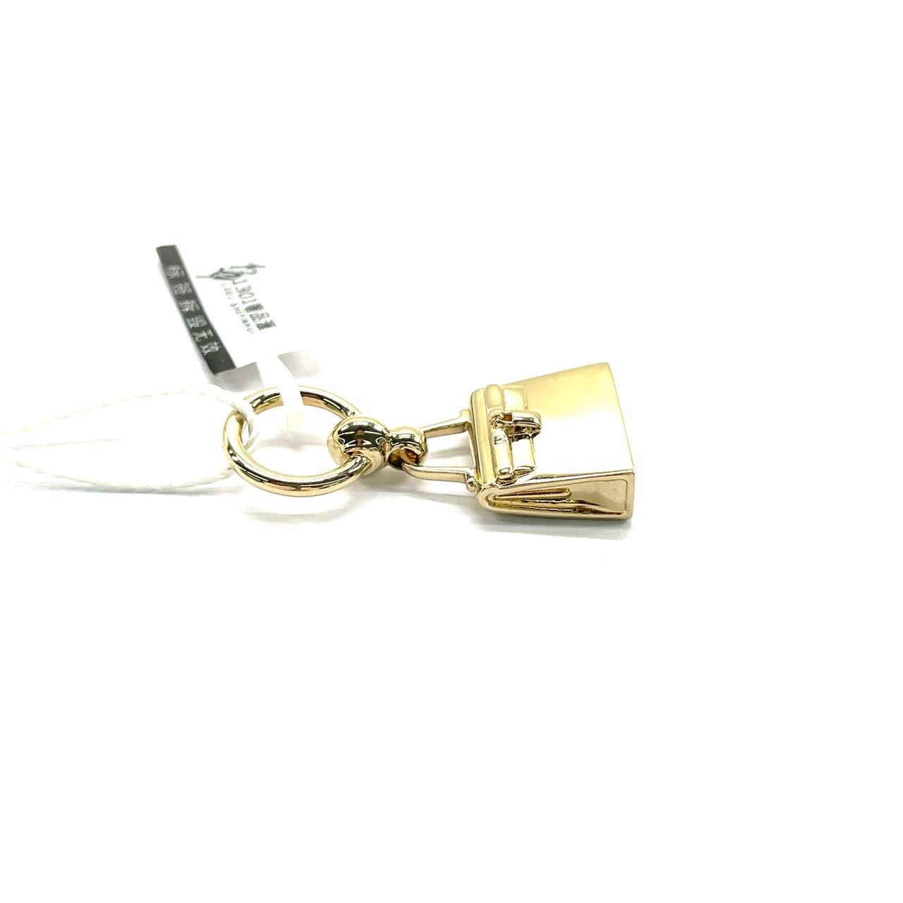 Hermès Top Kelly Pendant Light Rose Gold Necklace Charm Scarf Ring
