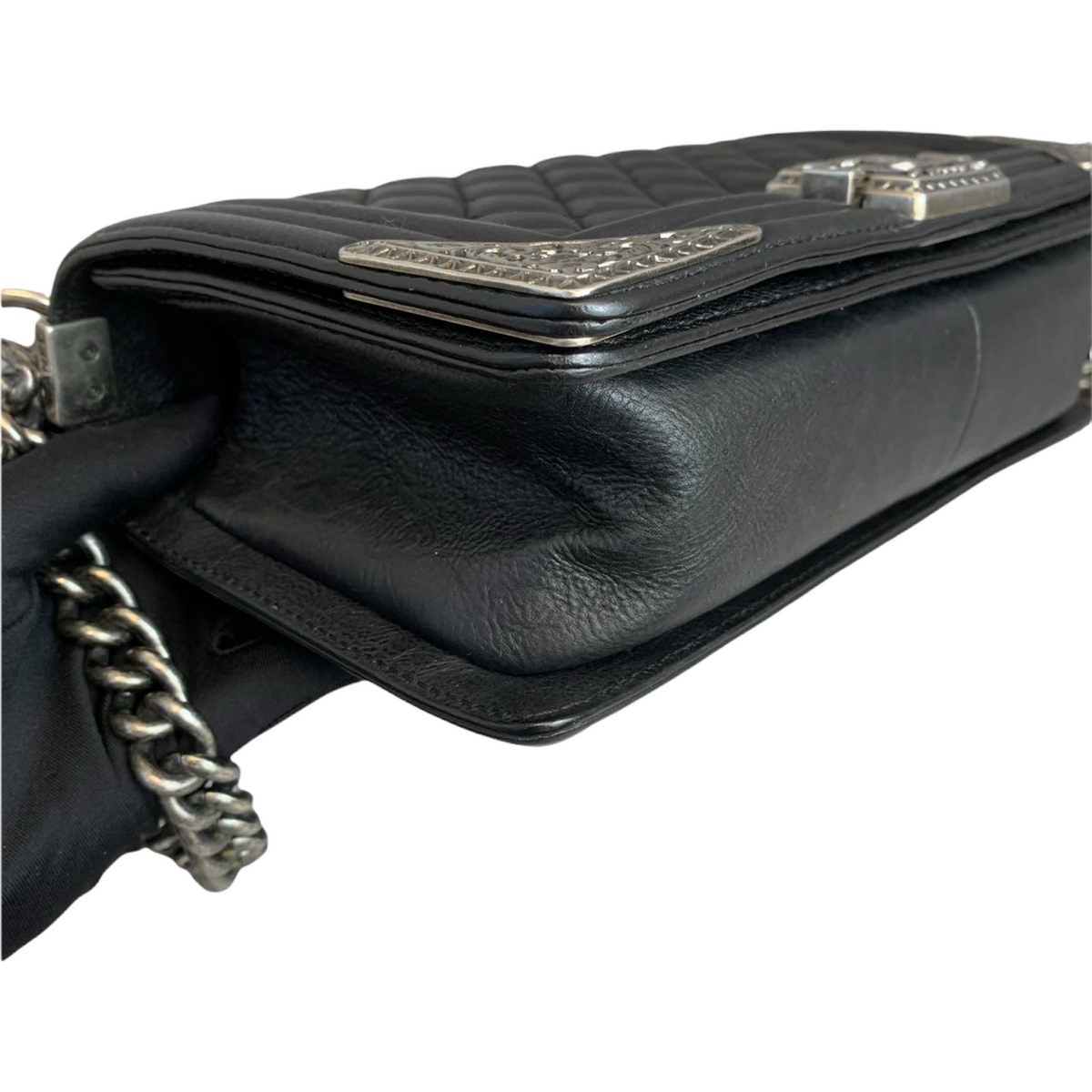 Limited Edition Paris Dallas Boy Medium Calfskin Black RHW