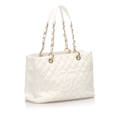 Caviar Grand Shopping Leather Tote Bag