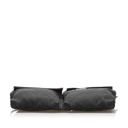 Gucci GG Canvas Belt Bag Black SHW