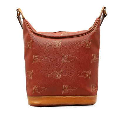Red Louis Vuitton 1995 Americas Cup Touquet Bag