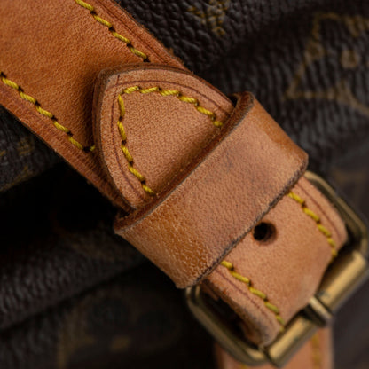 Louis-Vuitton Monogram Saumur 35 Brown