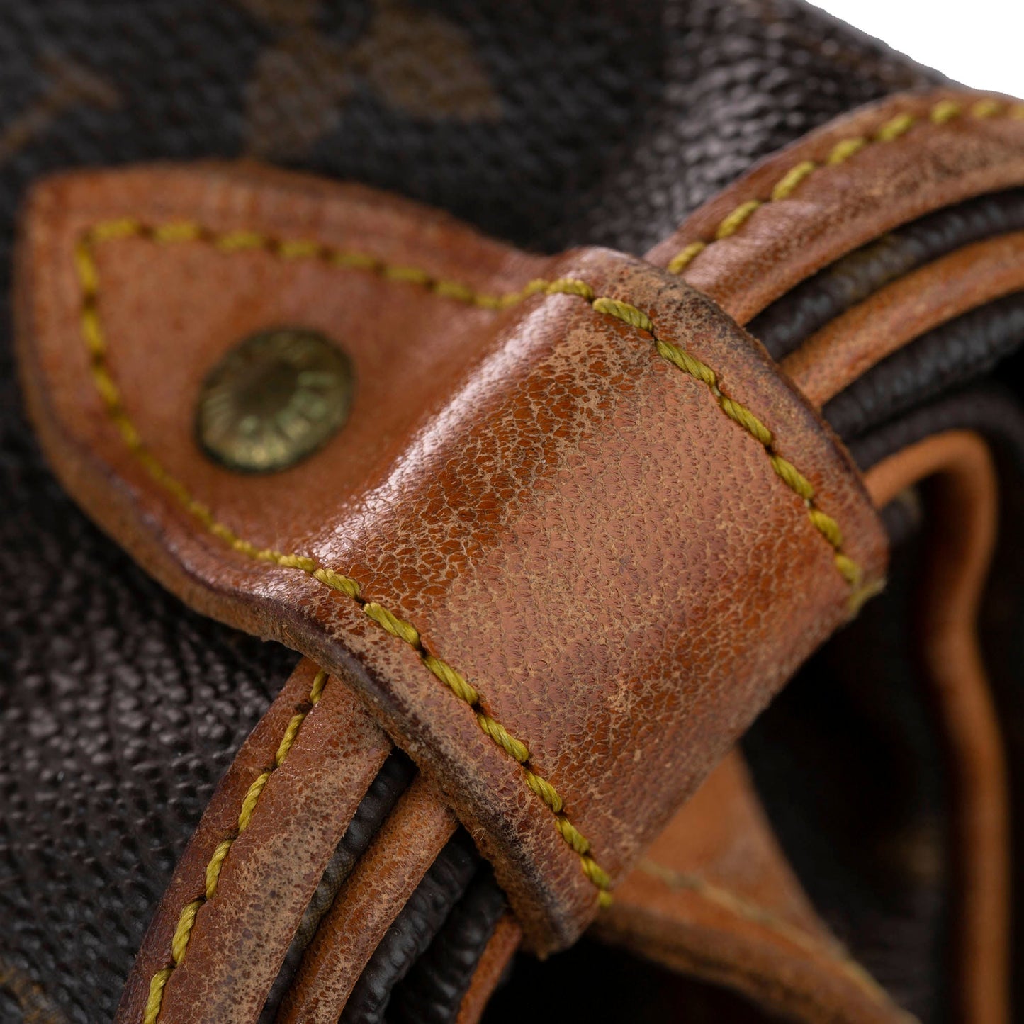 Louis-Vuitton Monogram Saumur 35 Brown