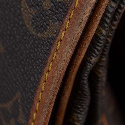 Louis-Vuitton Monogram Saumur 35 Brown