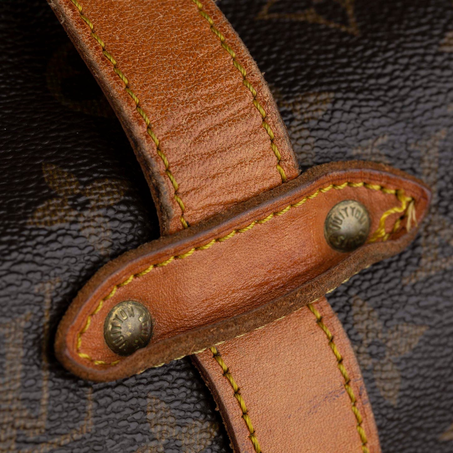 Louis-Vuitton Monogram Saumur 35 Brown